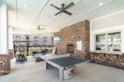 Thumbnail 26 of 35 - the preserve at ballantyne commons clubhouse with ping pong table and brick fireplace