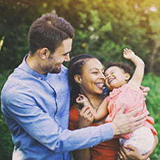 Family at Brownstones at Palisade Park Townhomes, Chartered Development, Broomfield, CO, 80023