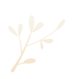 A branch with leaves in a beige color. at Society 62 Apartments, Portland