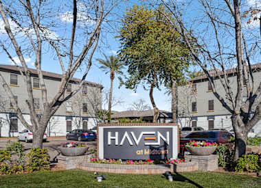 Building exterior at Haven at Midtown.