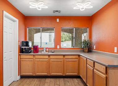 Resident clubhouse and shared interior space at Villa Toscana