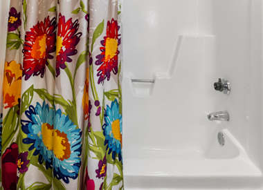 Bathroom and vanity area at Villa Toscana