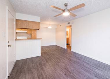 Unfurnished apartment interior at Boulder Creek Apartments.