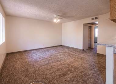 Unfurnished apartment interior at Boulder Creek Apartments.