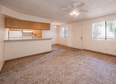 Unfurnished apartment interior at Boulder Creek Apartments.