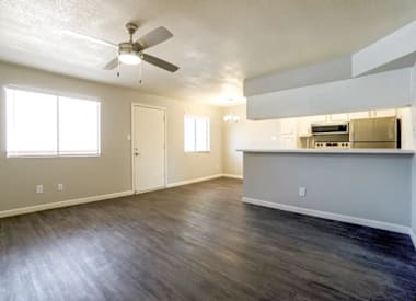 Unfurnished apartment interior at Boulder Creek Apartments.