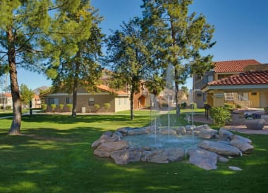 Shared outdoor space at Valencia Park.