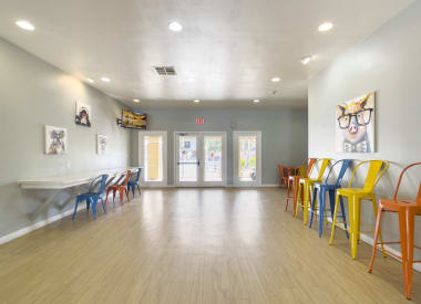 Fitness room at Valencia Park.