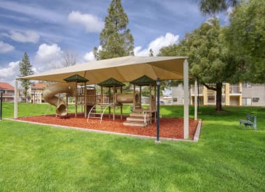 Shared outdoor space at Valencia Park.