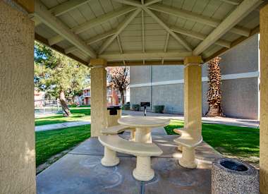 Shared outdoor space at Valencia Park.
