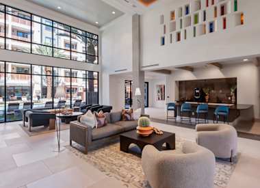 Shared interior space at Seven Oaks.