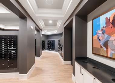 Shared interior space at Seven Oaks.