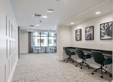 Shared interior space at Seven Oaks.