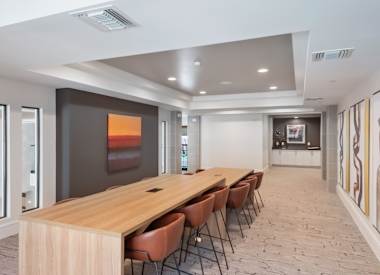 Shared interior space at Seven Oaks.