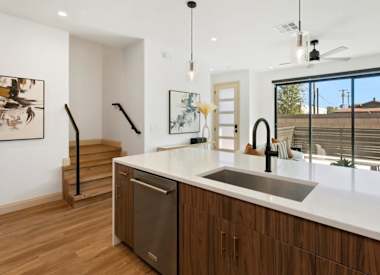 Apartment kitchen — representative home at 56th at Arcadia.
