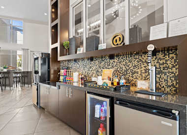 Shared interior space at Axis Camelback.