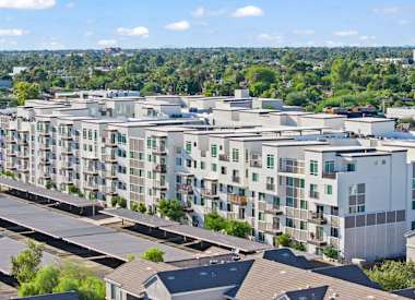 Aerial community view at Axis Camelback.
