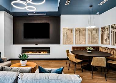 Shared interior space at Union at Roosevelt I and II.