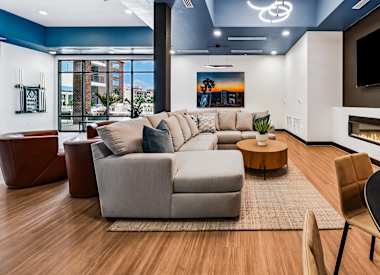 Shared interior space at Union at Roosevelt I and II.