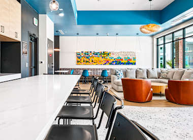 Shared interior space at Union at Roosevelt I and II.