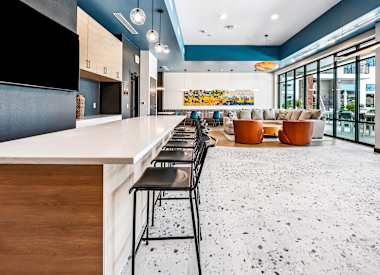 Shared interior space at Union at Roosevelt I and II.
