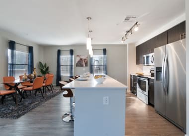 Apartment kitchen at Union at Roosevelt I and II.