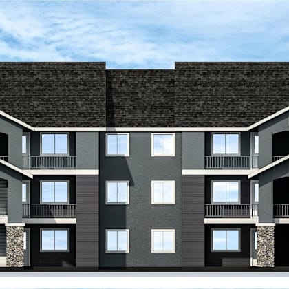 the sandstone exterior rendering