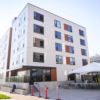 exterior of nellie francis courts
