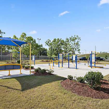 outdoor fitness facility