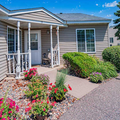 photo of a townhome entrance