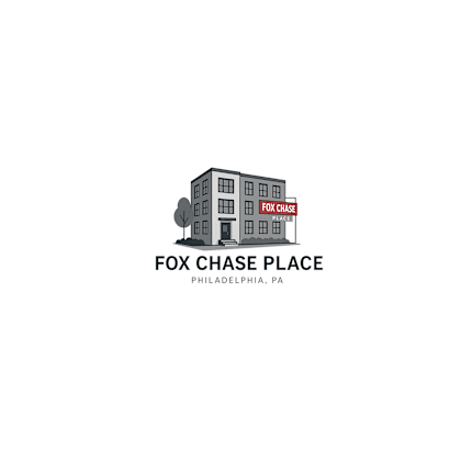 a logo for a place called fox chase place in philadelphia, pa.