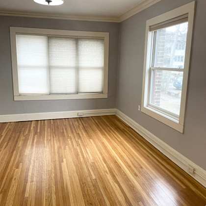 corner unit with lots of natural light.