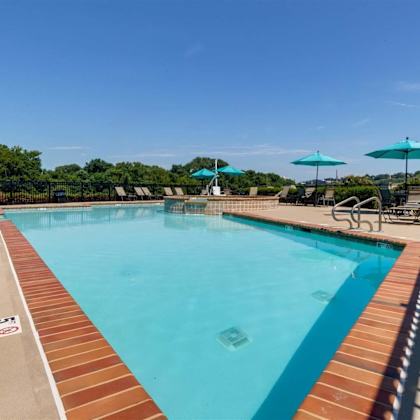pool view at east 51 at rocketts landing, virginia