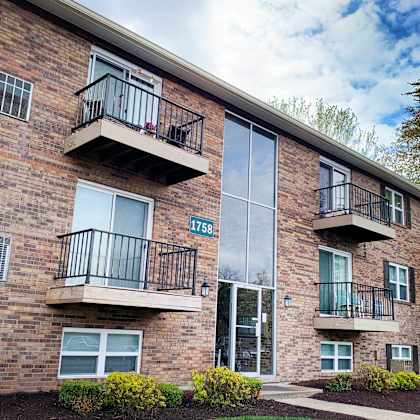 back exterior balconies at crown crossing in amelia, oh