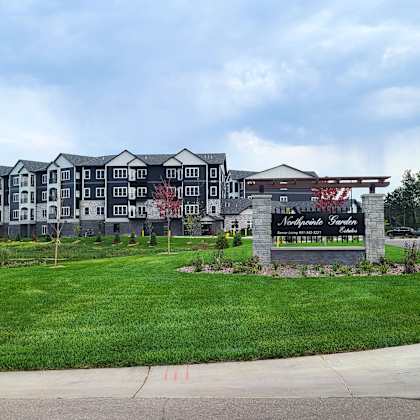 building exterior, entrance from the street