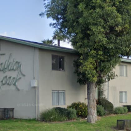 a building with the words "fairway park" on it.