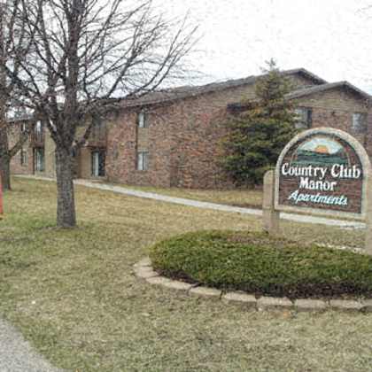 sign and outside of building