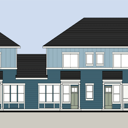 ontario townhomes building render