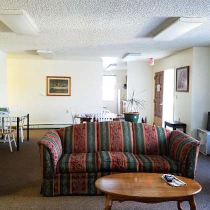 social area at emerald housing