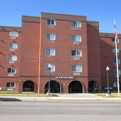 front view of building