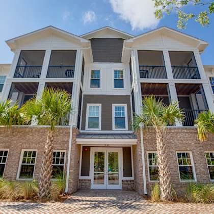 luxury building exterior at proximity apartments, charleston, 29414