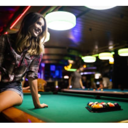 a pool table available