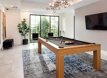 Pool Table at POINTE AT EAST SHORE APARTMENTS, APOPKA, FL, 32703