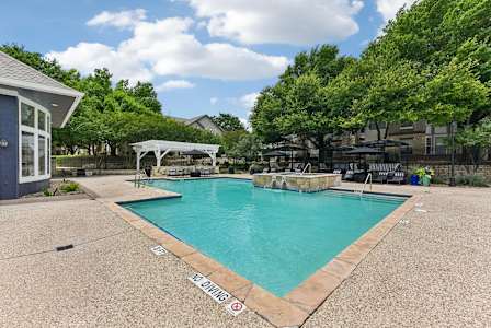resort-style pool with spacious sundeck and available Wi-Fi
