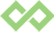 A green and yellow image of two diamonds interlocked.