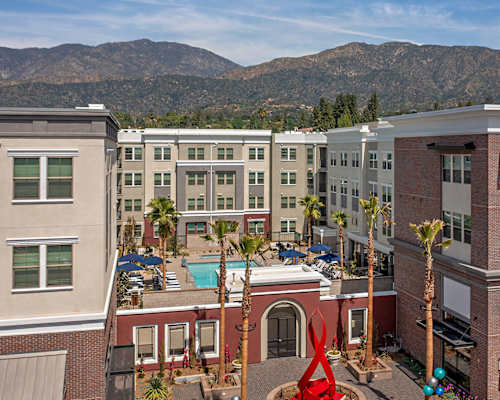 Exterior at The Huntington Luxury Apartments in Duarte CA