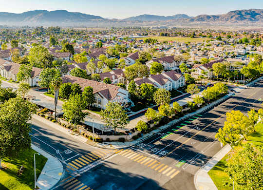 Drone Exterior View at Legends at Rancho Belago, Moreno Valley