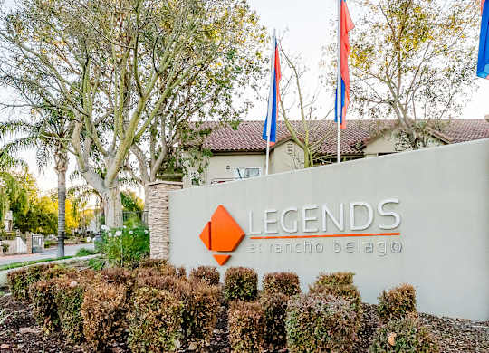 Property Signage at Legends at Rancho Belago, Moreno Valley, California