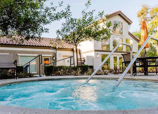 A swimming pool at Legends at Rancho Belago, Moreno Valley, California