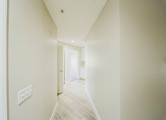 Long Hallway at Legends at Rancho Belago, Moreno Valley, California